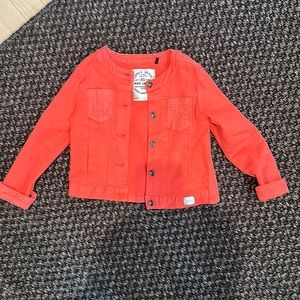 Ikks denim jacket.  Size 5 year